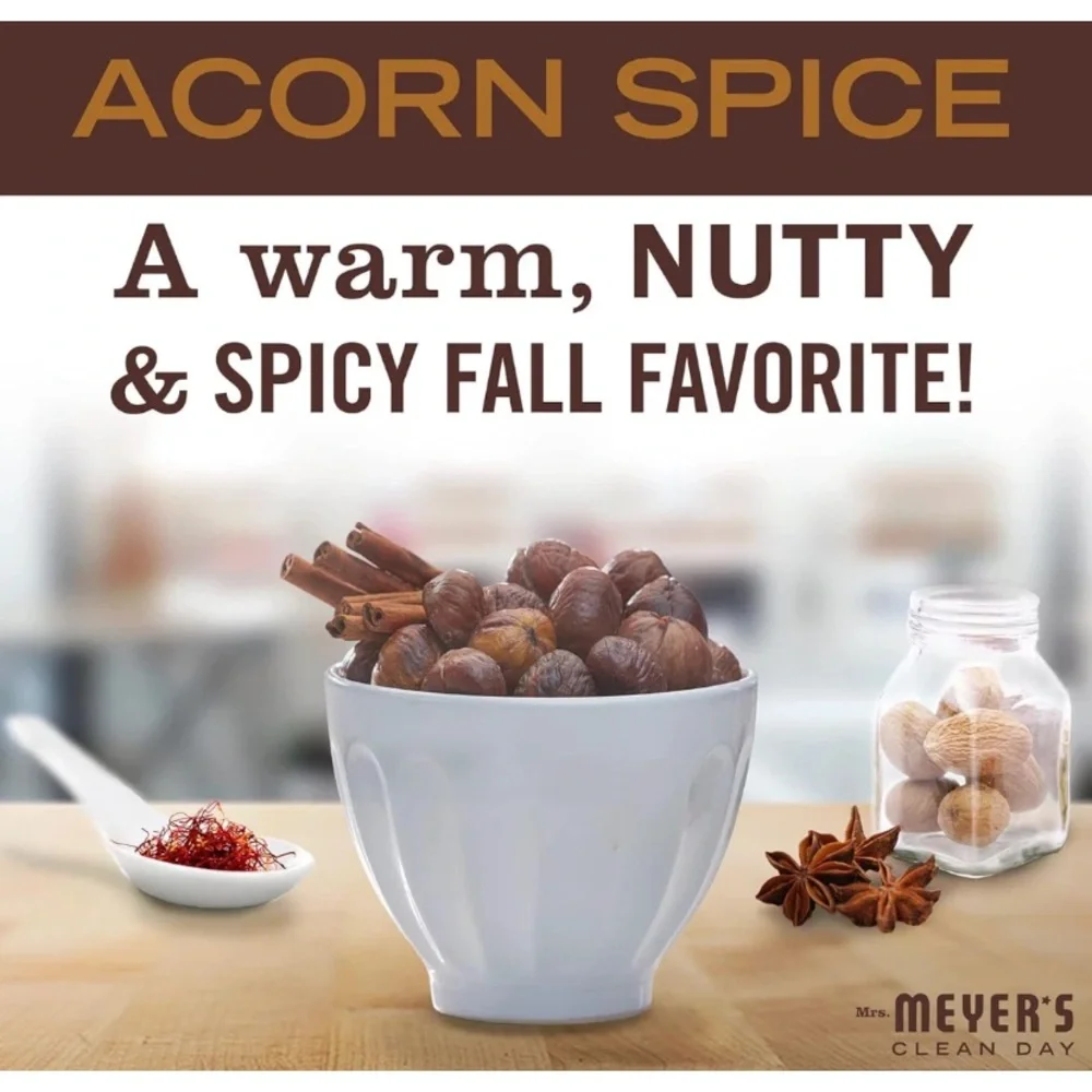 Set‎ of 3 Mrs. Myers Acorn Spice Hand Soap - limited edition- 12.5oz bottles